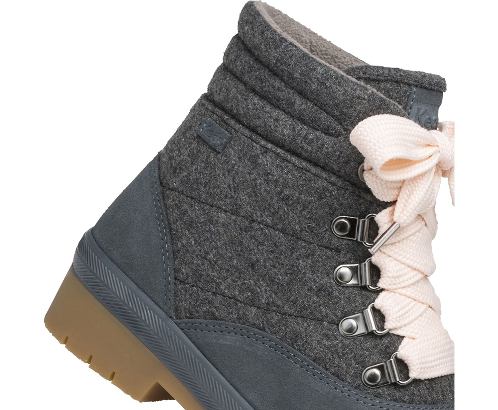 Botas Keds Mujer Grises - Camp Water-Resistant W/ Thinsulate™ - 9560-MAVIN